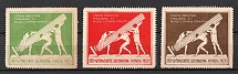 1927 1st Exhibition of Commemorative Stamps, Monza, Italy, Stock of Cinderellas, Non-Postal Stamps, Labels, Advertising, Charity, Propaganda