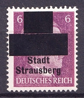 1945 6pf Strausberg (Berlin), Germany Local Post (Mi. 2 b, Unofficial Issue, Signed, CV $70, MNH)