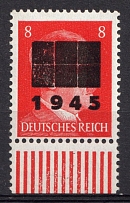 1945 8pf Netzschkau-Reichenbach (Saxony), Germany Local Post (Mi. 6 II c, Signed, CV $210, MNH)