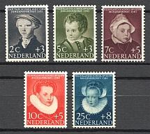 1956 Netherlands (CV $20, Full Set, MNH)
