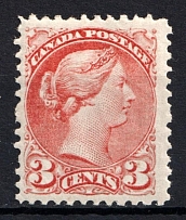 1870-90 3c Canada (SG 79, CV $1,500)