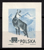1954 1.90zl Republic of Poland, Wzor (Specimen of Fi. 745, Mi. 887)