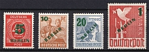 1949 West Berlin, Germany (Mi. 64-67, Full Set, Signed, CV $300, MNH)