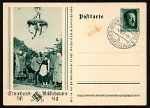1937 Michel P 265 with Special Postmark Berlin-Charlottenburg