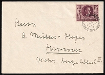 1943 (20 Apr) Third Reich, Germany, Cover from Hanover (Germany) franked with Mi. 848 (CV $30)