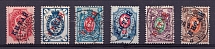 1904-08 Offices in China, Russia (Vertical Watermark, Canceled, CV $190)