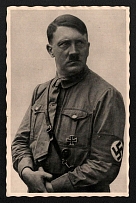 1938 'Adolf Hitler', Propaganda Postcard, Third Reich Nazi Germany