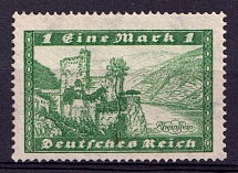 1924 1m Weimar Republic, Germany (Watermark 2 Y, Mi. 364 y, CV $160, MNH)
