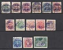 1919 Krakow, Overprint 'Porto', Postage Due Stamps, Local Issue, Poland (Canceled)