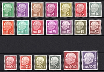 1957 Saar, Germany (Mi. 380 - 399, Full Set, CV $30, MNH)