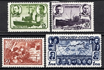 1940 USSR The Polar Drift of the Ice Breaker `Georgy Sedov` (Full Set)