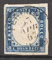 1863 Italy (CV $60, Full Set, Canceled)