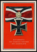 1941 War Medals of the Greater German Reich Iron Cross with Oak Leaves
