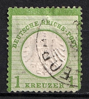1872 1kr German Empire, Germany (Mi. 7, Canceled, CV $90)