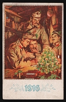 1917-1920 'Christmas day 1916', Czechoslovak Legion Corps in WWI, Russian Civil War, Postcard