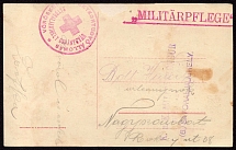 Austria-Hungary, 'Lviv (Lemberg) - Hetman's Ramparts', World War I Military Censored Postcard