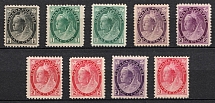 1898-1902 2c Canada (SG 150-152, 154, 154a, 155, 155b, 156, CV $510)