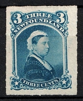1876-79 3c Newfoundland, Canada (SG 42, CV $425)