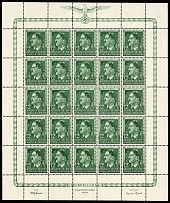 1944 12gr General Government, Germany, Full Sheet (Mi. 117)