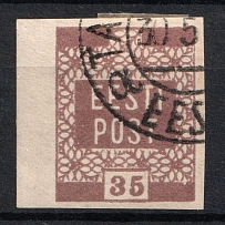 1919 35p Estonia (Dark Brown, Canceled)