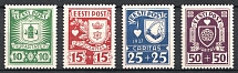 1937 Estonia (Mi. 127-130, Full Set, CV $50)