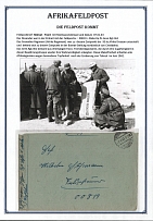 1943 (7 Jan) Germany, German Field Post in Africa, cover from Front (Buerat area) to Germany, Field post № 00819 (French Foreign legionnaires)