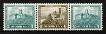 1932 Weimar Republic, Germany, Se-tenant, Zusammendrucke (Mi. W 44, CV $30, MNH)