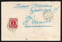 1921(21 Sept) Germany, Cover from Sopot to Teterow, franked Danzig 60pf