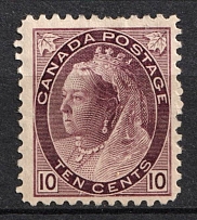 1898-1902 10c Canada (SG 164, CV $220)