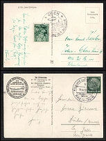 1937-39 Zeppelins, Third Reich, Germany, Postcards-Photos with Commemorative Postmarks