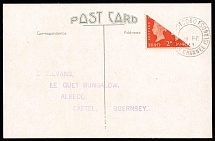 1941 (Feb) Guernsey, German Occupation, Postcard (Mi. II, CV $70)