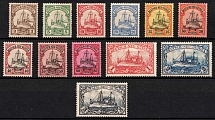 1900-01 New Guinea, German Colonies, Kaiser’s Yacht, Germany (Mi. 7 - 18, CV $100)