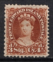 1870 4.5p Prince Edward Island, Canada (SG 32, CV $100, MNH)