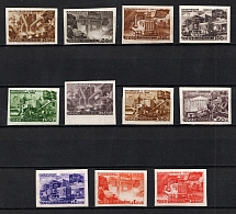 1947 The Reconstruction, Soviet Union USSR (Imperforated, Full Set)