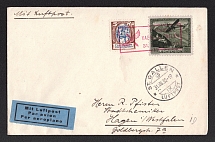 1930 (31 Aug) Liechtenstein Airmail cover from Vaduz to Gallen (Switzerland)