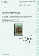 1941 30k Telsiai, Lithuania, German Occupation, Germany (Mi. 16 I, Certificate, CV $600, MNH)