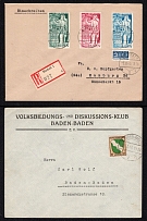 1946-49 Germany, French Occupation Zone, 2 Covers