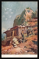 1917-1920 'Sentinel near Pasubio Kozmanon', Czechoslovak Legion Corps in WWI, Russian Civil War, Postcard