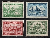 1924-27 Weimar Republic, Germany (Mi. 364 - 367, Full Set, CV $130+)
