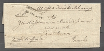 1844 Austria-Hungary pre-stamp cover Drogobych-Peremyshl