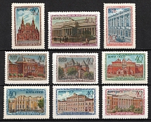 1949 Museums of Moscow, Soviet Union, USSR, Russia (Full Set, MNH)