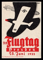 1933 'Flight Day', Swastika, Dresden, Third Reich Propaganda, Cinderella, Nazi Germany