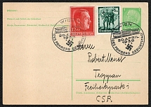 1938 Postcard with Special postmark Wien Fuehrer's birthday