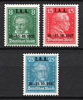 1927 Weimar Republic, Germany (Mi. 407 - 409, Full Set, CV $90)