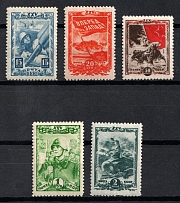 1943-44 25th Anniversary of the October Komsol, Soviet Union USSR (Full Set)