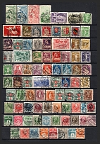 Switzerland Denmark (Group of Stamps, Canceled)