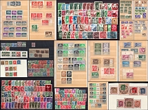 Weimar Republic, Third Reich, Germany, Collection of Stamps (Canceled) 