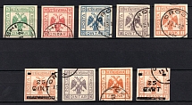 1921 Mirdite District, Albania (Varieties of Color, Private Cancellation)