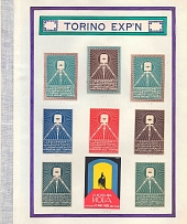 1923-28 Exhibition, Turin, Italy, Stock of Cinderellas, Non-Postal Stamps, Labels, Advertising, Charity, Propaganda (#626)