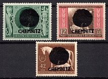 1945 Chemnitz (Saxony), Soviet Russian Zone of Occupation, Germany Local Post (Rare, High CV, MNH)